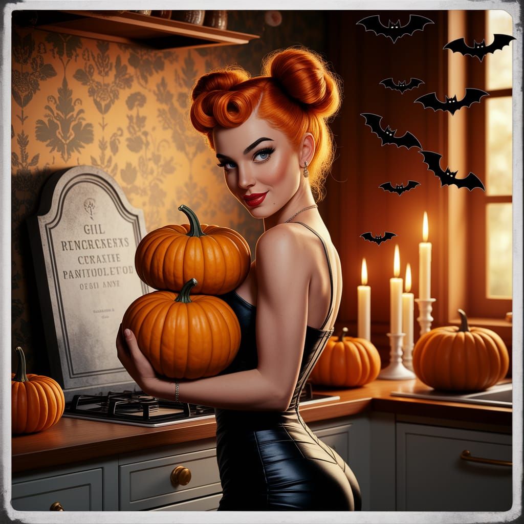 Halloween preparations