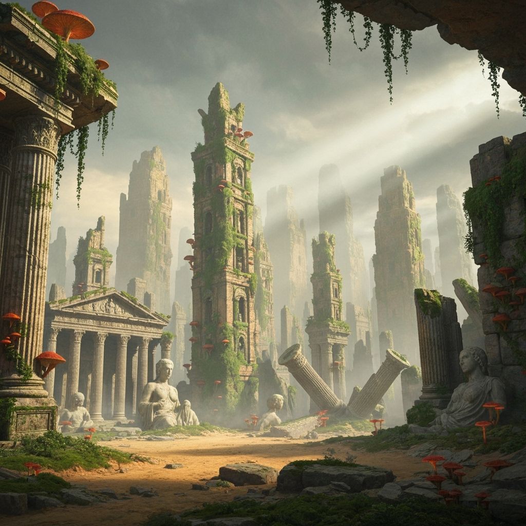 Ancient Ruined City Reclaimed by Nature