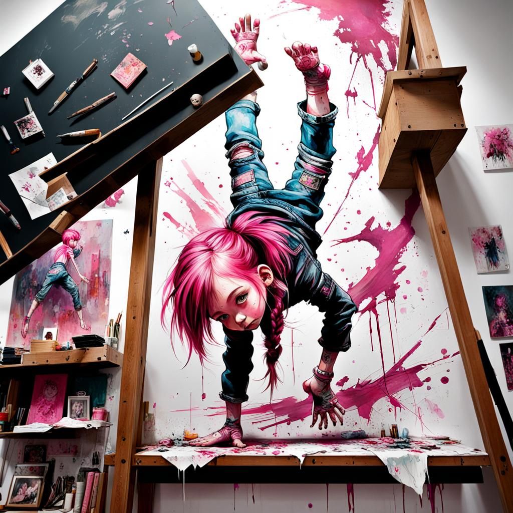 Upside down (fantasy confusing crazy art)