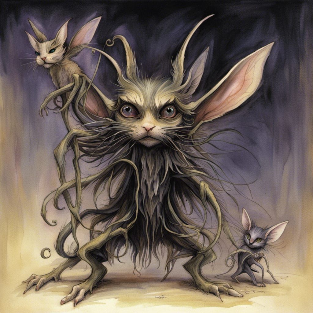 Dark Fey Creatures Emerge from Shadow