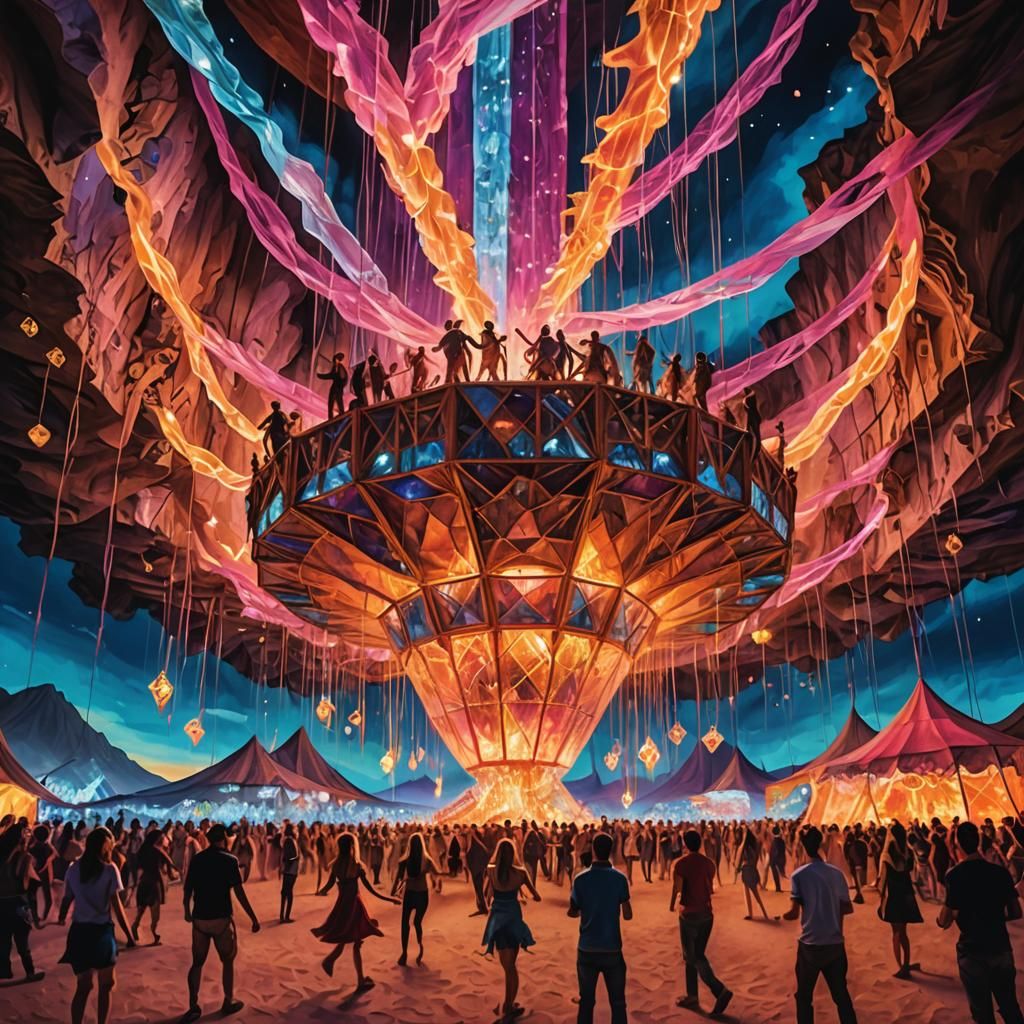 Burning Man 2040: Surrealist Expressionist Festival