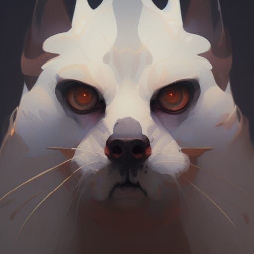Detailed Furry Portrait in Trending Digital Art Style