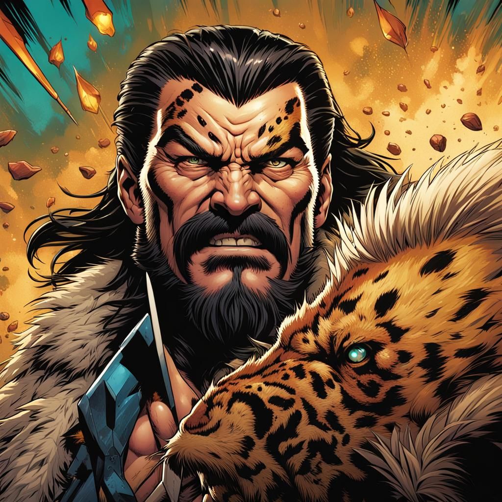 Kraven the Hunter: Hyperrealistic Comic Art