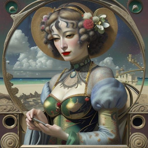 Surreal Cosmic Beauty in Photorealistic Cinematic Style