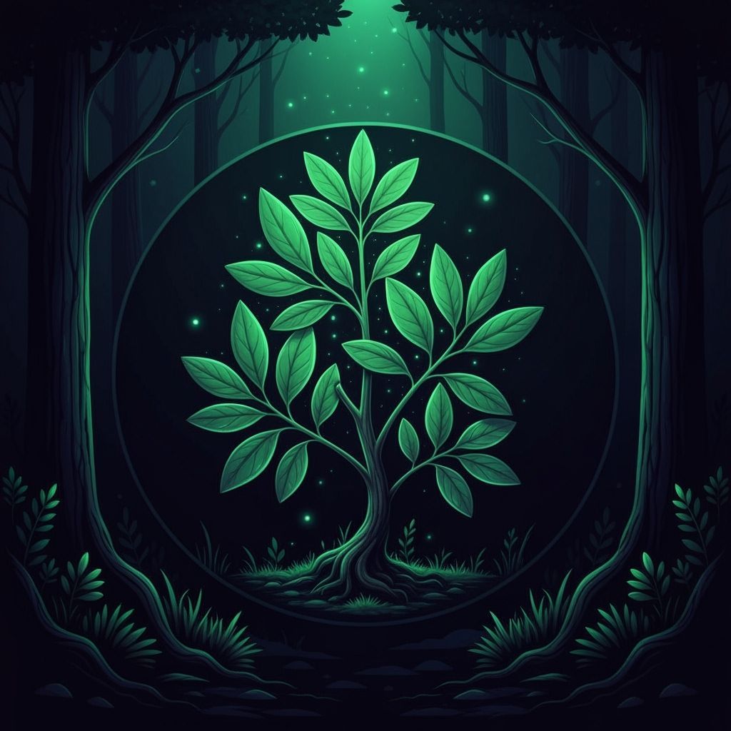 Mystical Sassafras in Gothic Style