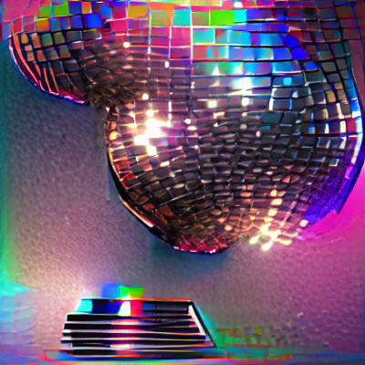 Dazzling Disco Ball Creates Retro Atmosphere