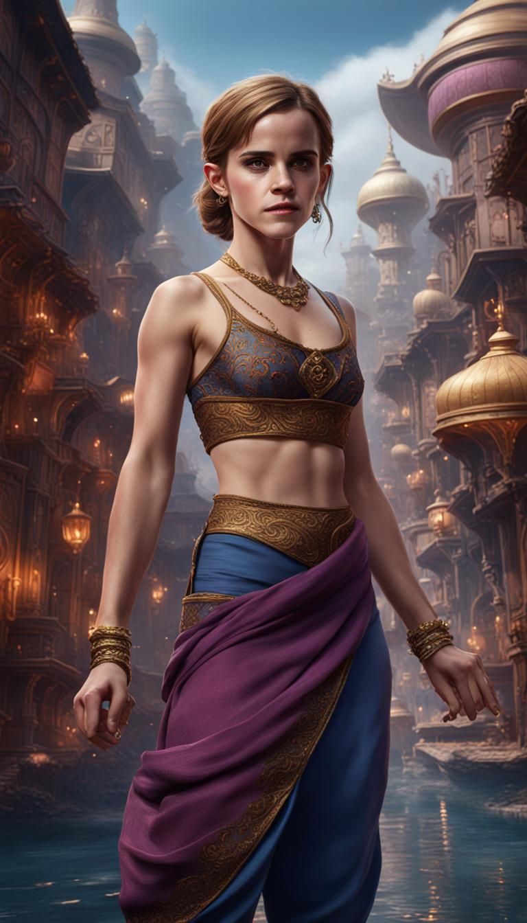 Emma Watson as Jeannie the genie
