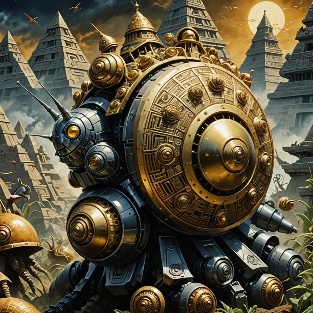 Aztec Colossus, Snail Mecha God v3