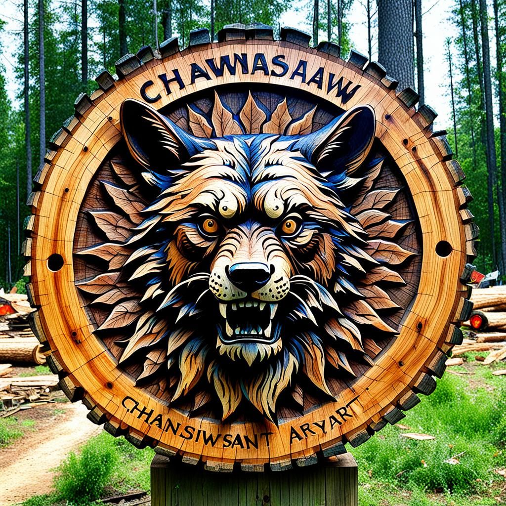Chainsaw Wood Art Sculpture