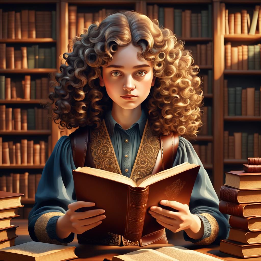 Ukrainian Teacher in Abstract Vector Fractal Style