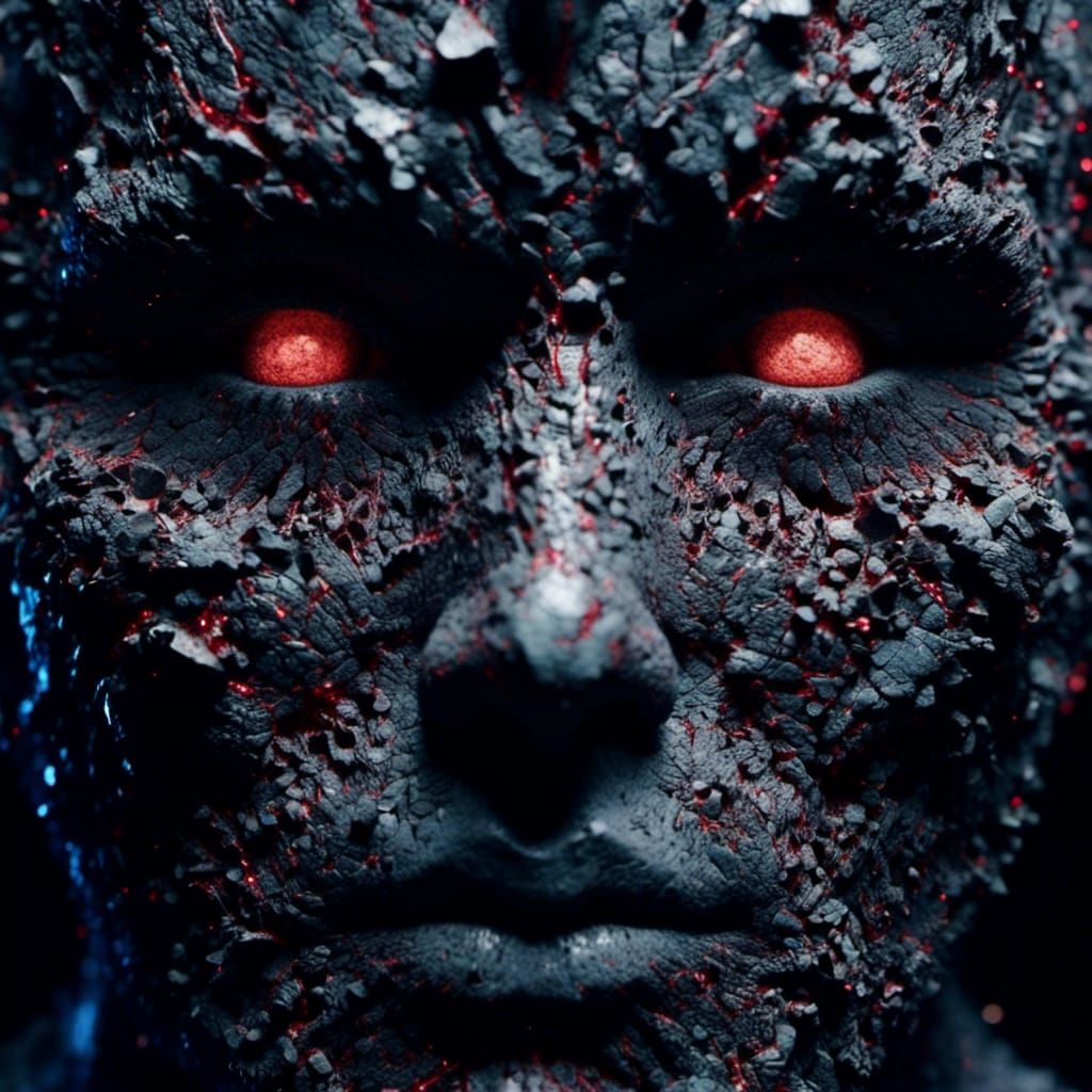 Psychedelic Alien Entity in Hyperrealistic Digital Art