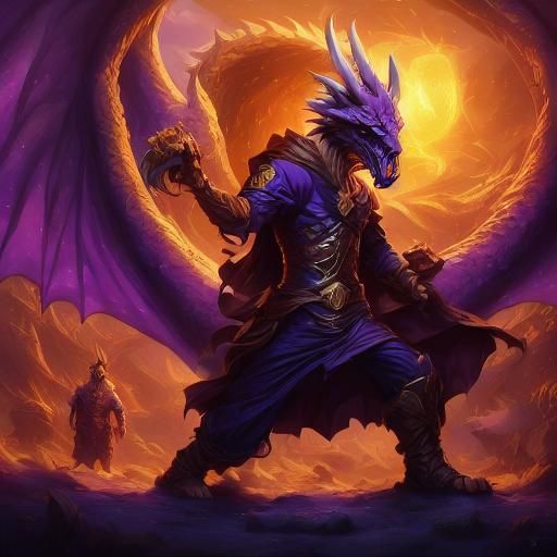 Epic Sunset Composition in Art Nouveau Style