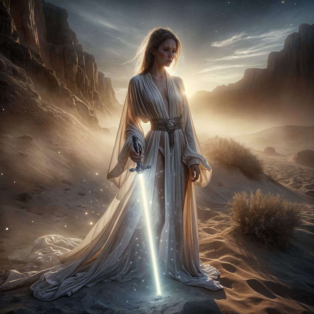 Young female Obi-Wan Kenobi