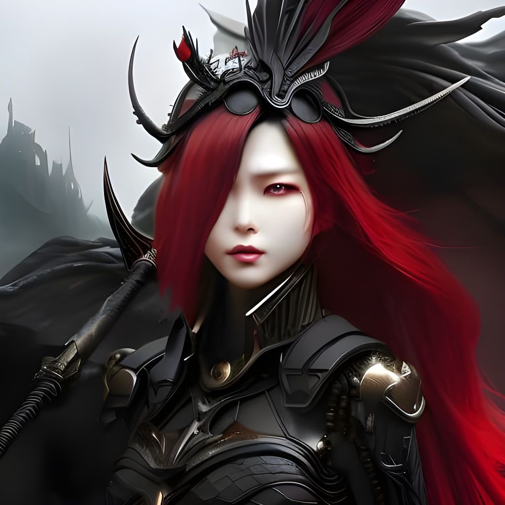 Wicked Woman in Dark Fantasy Comic Art