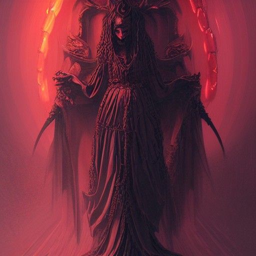 Hyperdetailed Vampire Staked in Coffin, Baroque Horror