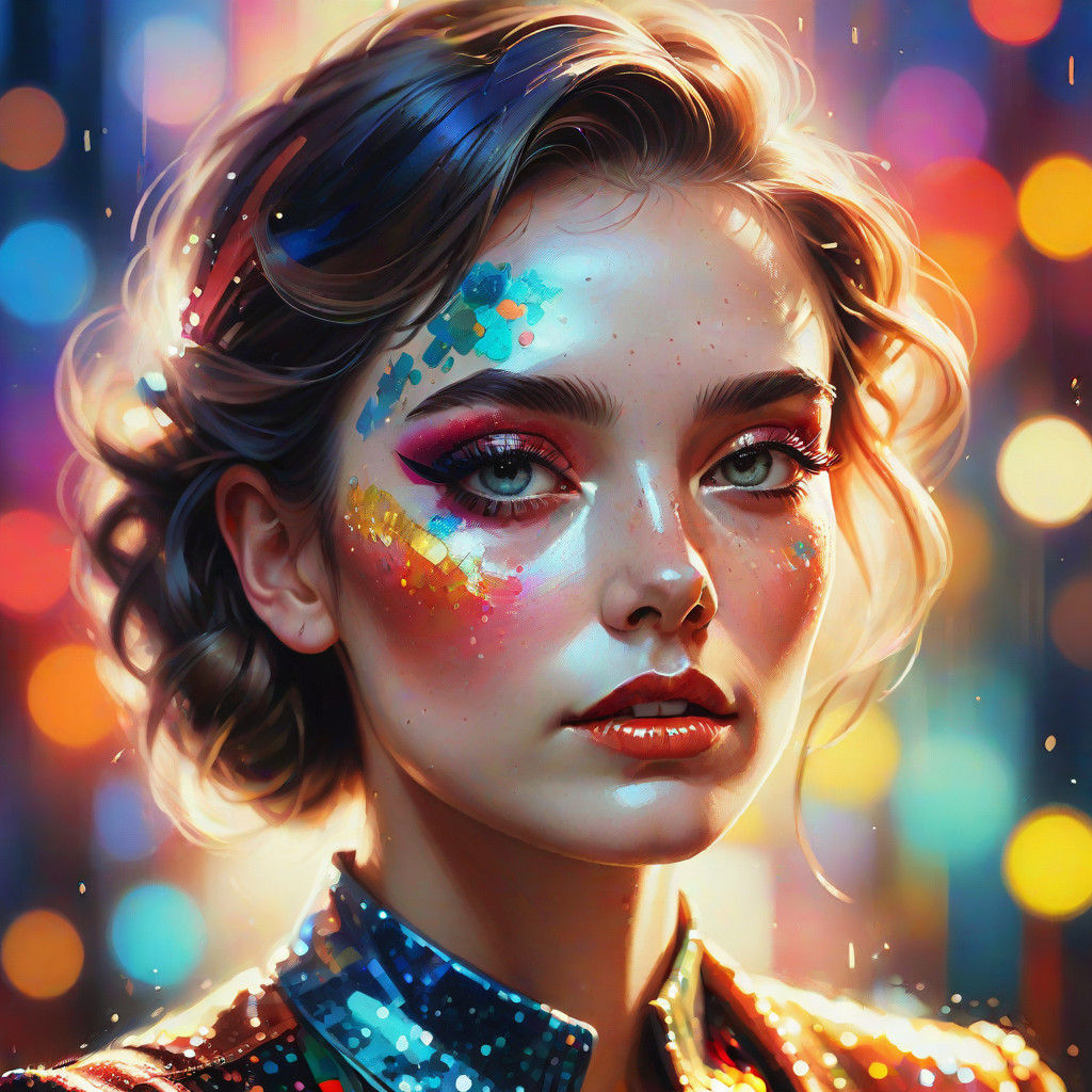 Vintage Americana Beauty in Shimmering Light