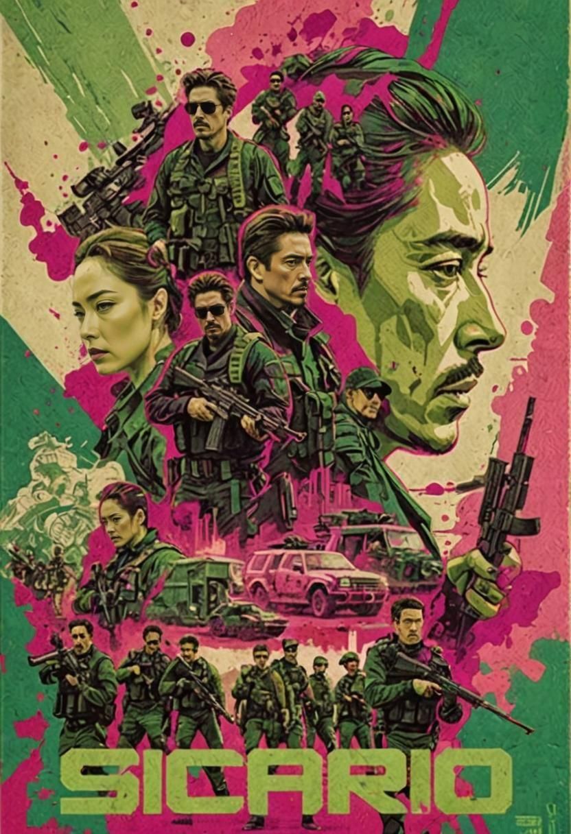 SICARIO Movie. The Cast Movie.  Action..