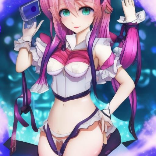 Cute Anime Support Character Design