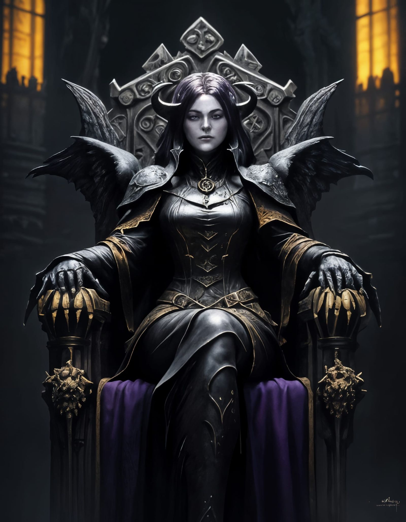 Lilith Dark Fantasy Concept Art in 8k Resolution