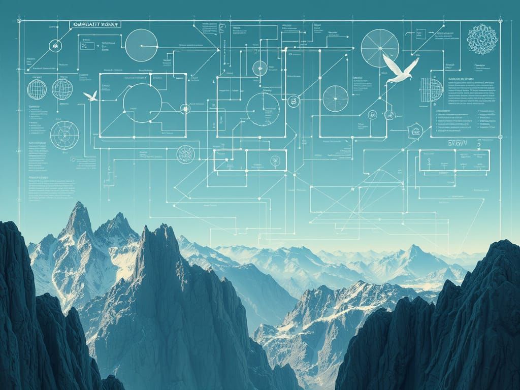 Abstract Topography: AI Interpretation of Random Words