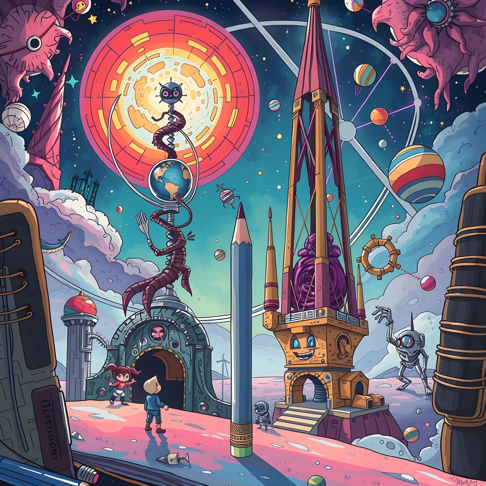 Galactic Notebook Page: Spiritual Consciousness Unleashed