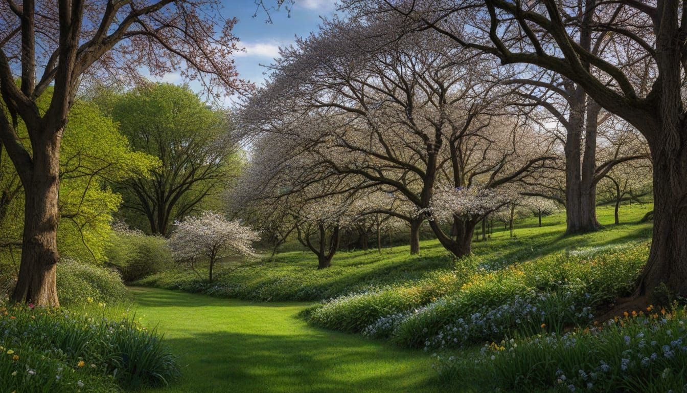 Hyperrealistic Spring Summary in HDR
