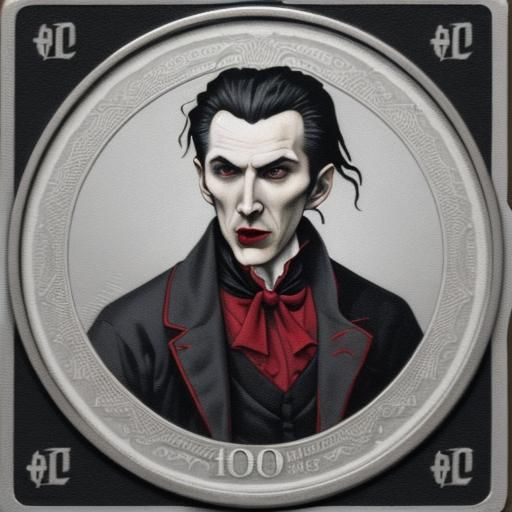 Count Dracula Themed Currency Design