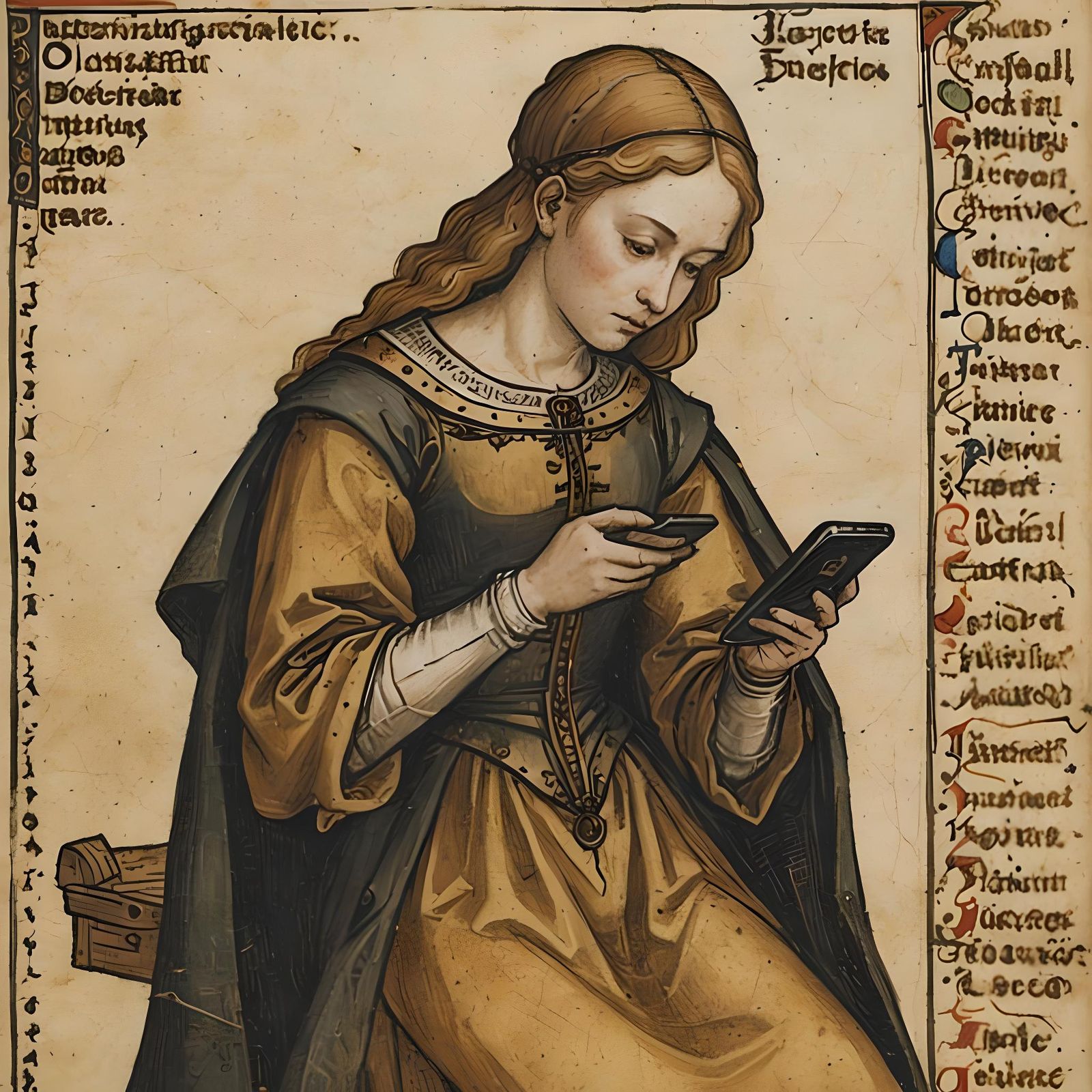 Medieval Marginata Cell Phones