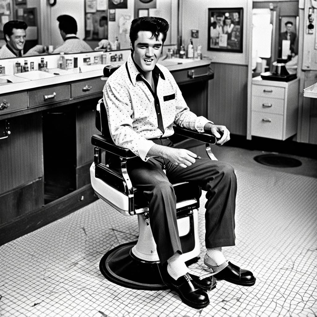Elvis presley hair cut