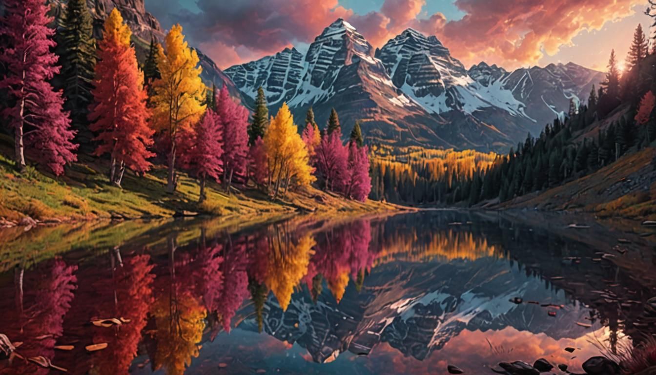 Surreal Autumn Landscape Inspired by Beksiński