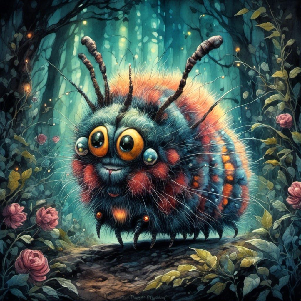 <lora:Oruga Ink:1.0>16k, terry Bradley ink wash art style, f...