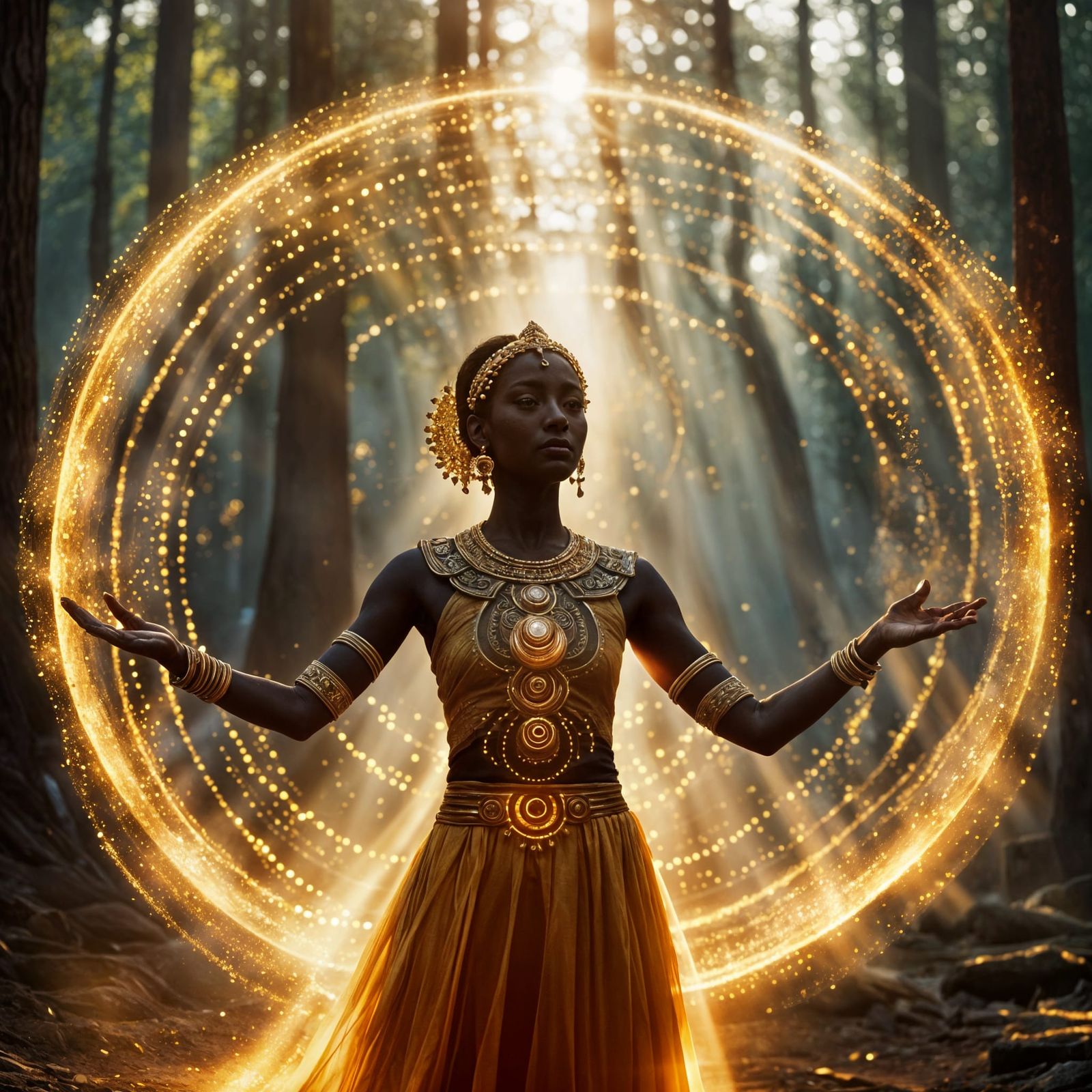 Oxala: Umbanda Religion in Cinematic Lighting