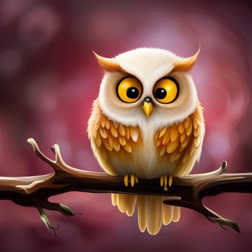 Candied Owl AI Generated Image