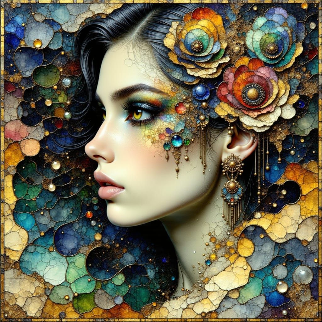 Metallic Flowers Bloom Towards Earth