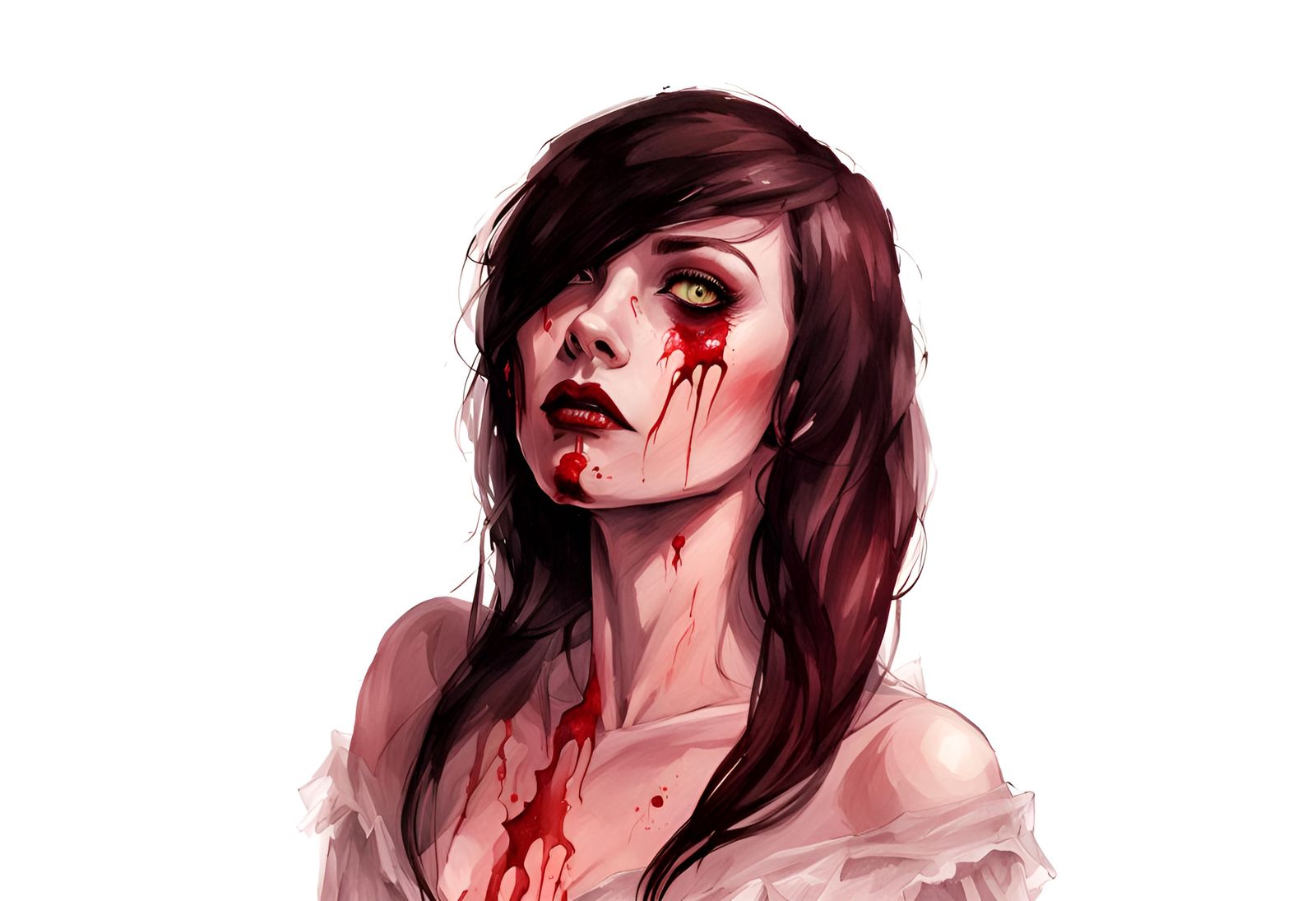 Dracula's bride. Beautiful, bloody, monster wife.