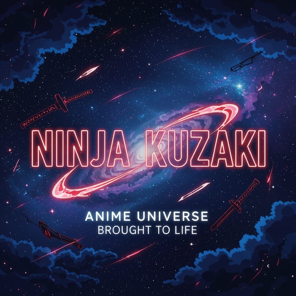 Neon Ninja Kuzaki in Cosmic Anime Universe