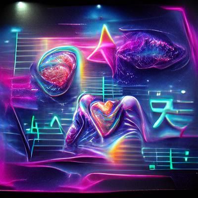 Synthwave Heart: Universal Love Song in Neon