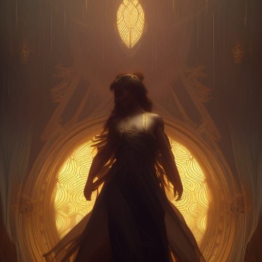 Golden Heart: Dark Fantasy Concept Art
