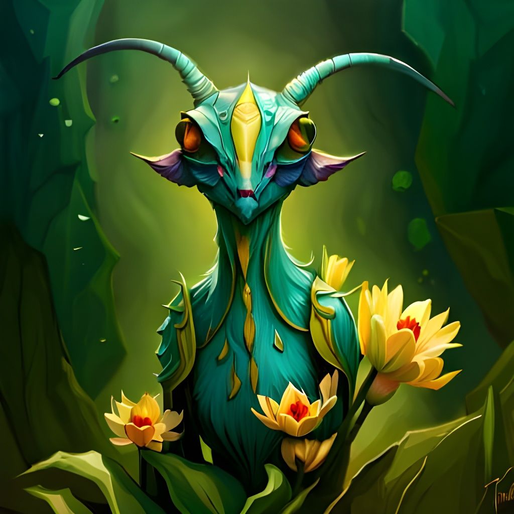 Mantis insectoid fantasy race