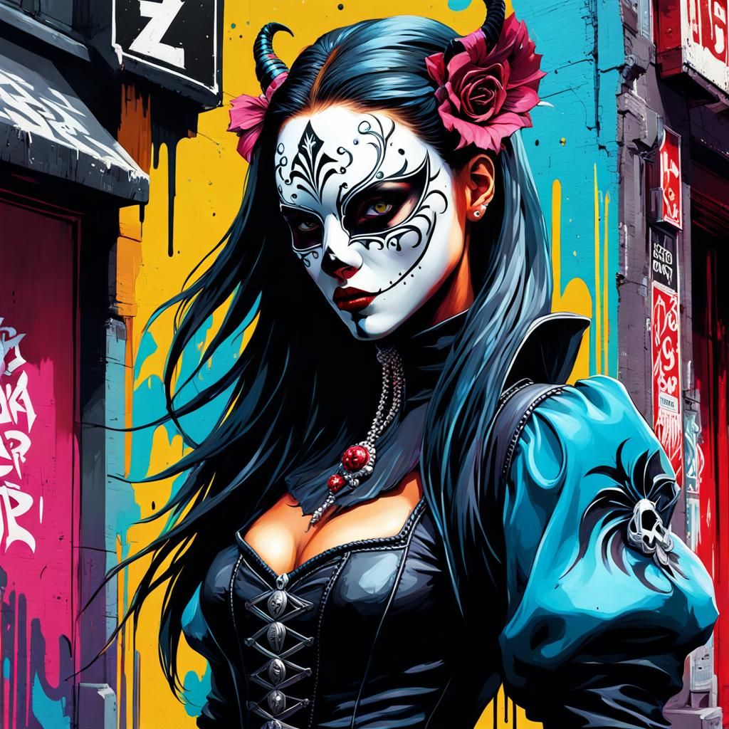Toreador Vampire Bloodlines in Graffiti Street Art