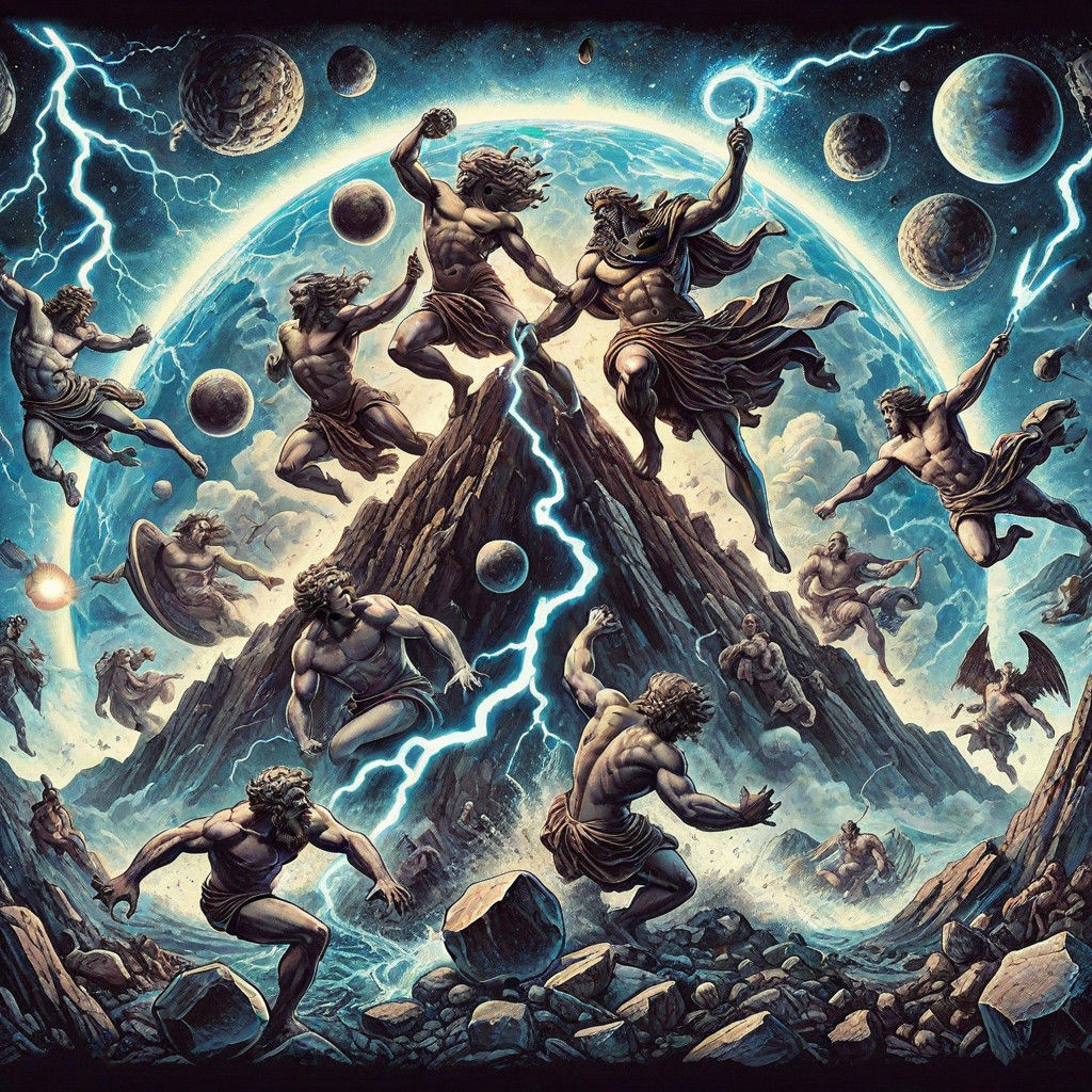 Epic Baroque Gods Descend on a Shattered Earth