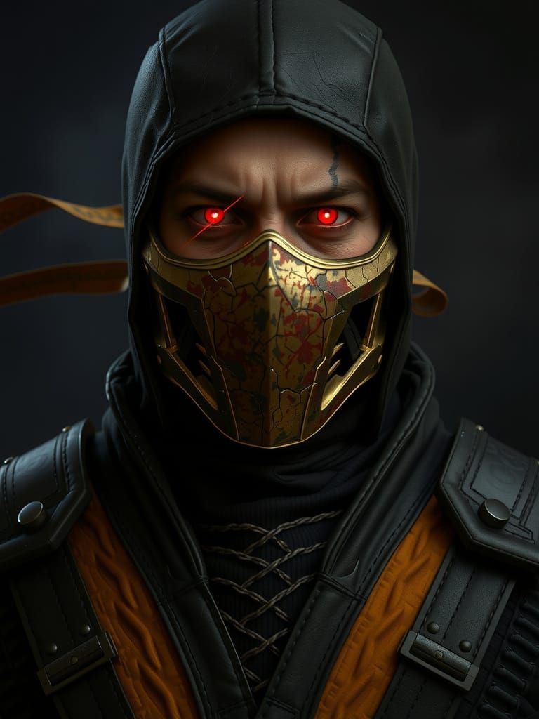 Scorpion Enters the Ring: Hyper-Realistic Dark Fantasy Rende...