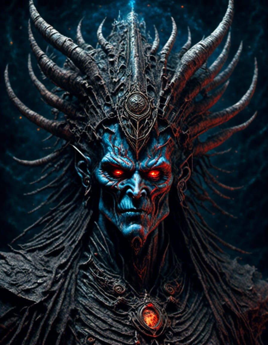 Chthon: God of Evil in Psychedelic Horror Style