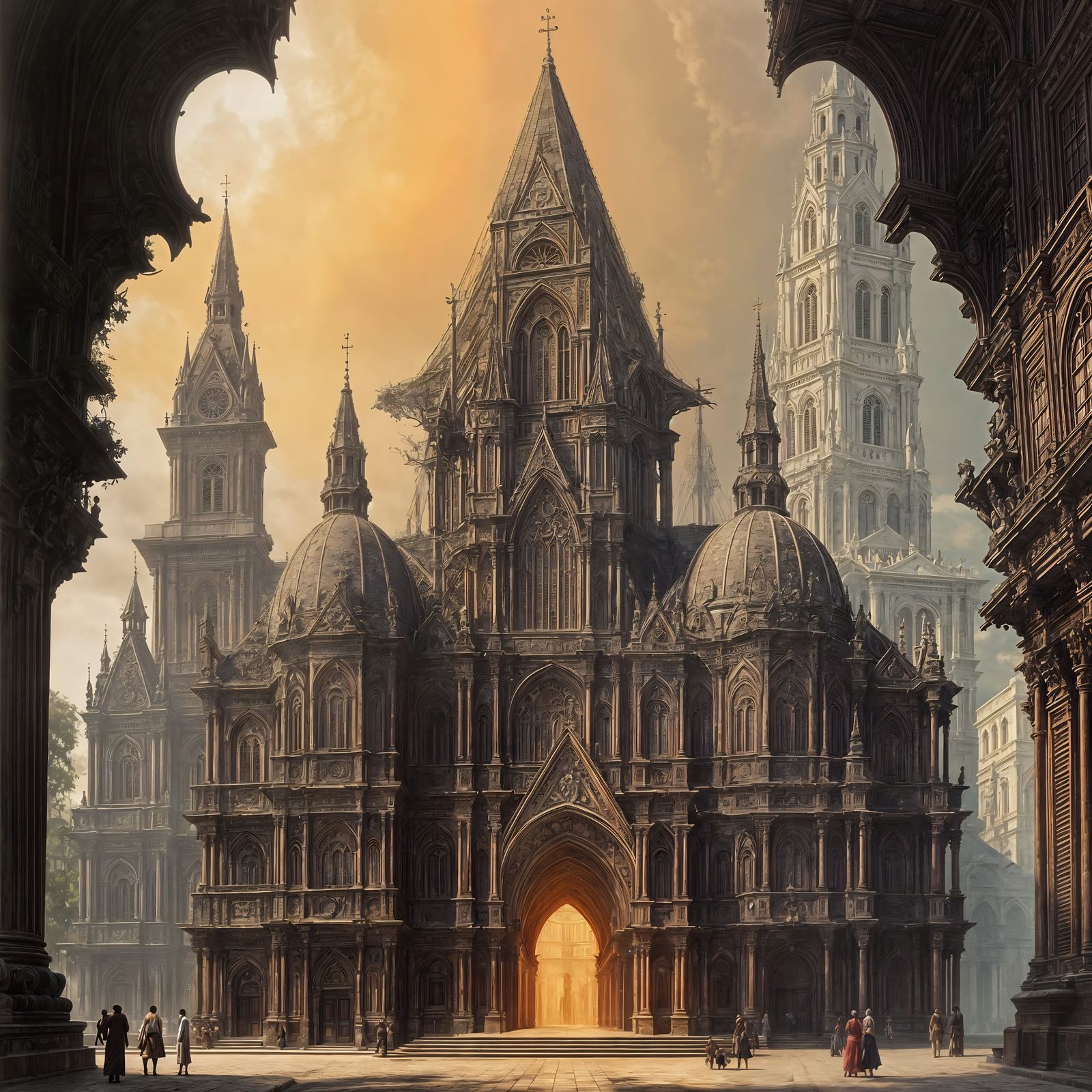 Gothic Revival Cathedral in Tropical Paradise