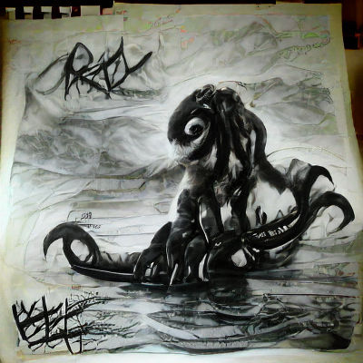 AI Generated Image of a Kraken