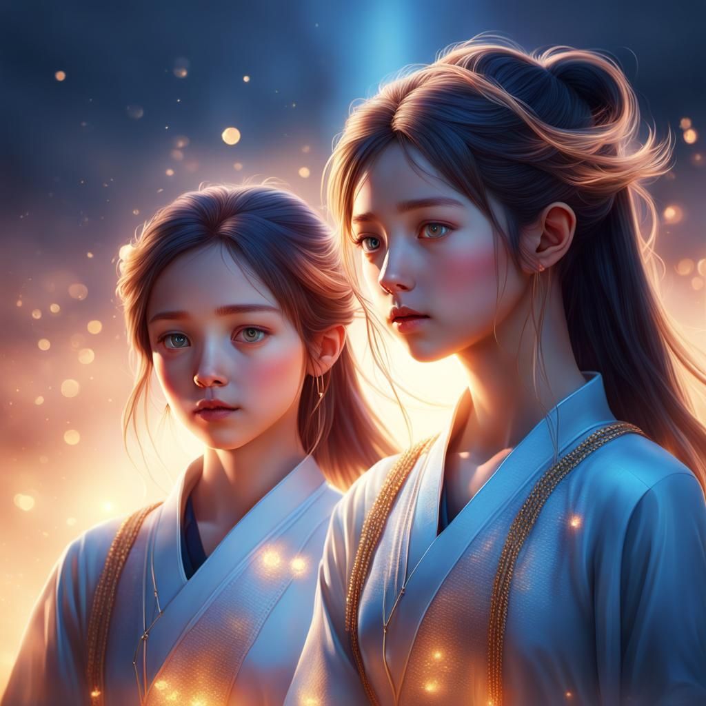 Intense Gaze: Hyper-Realistic Digital Portrait