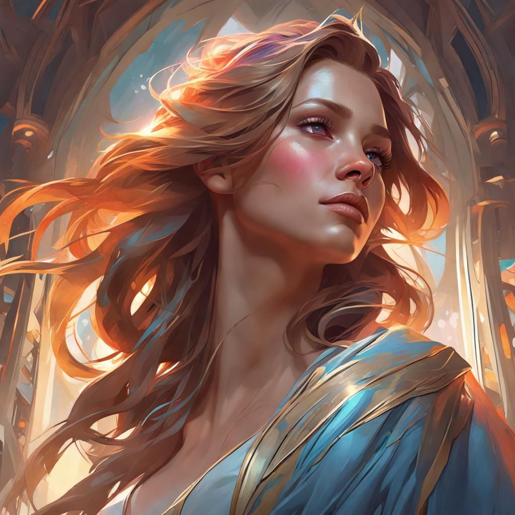 Detailed Portrait of a Beautiful Woman in Unreal Engine