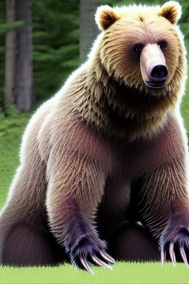 Man Bear Pig Hybrid Creature