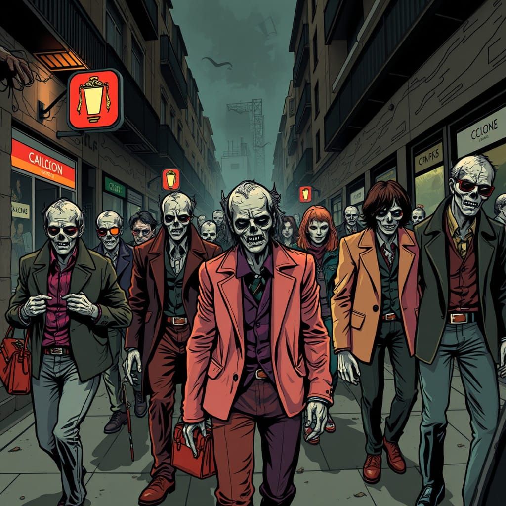Decadent Zombies Stroll Through Corrupt Catalonia in Dark Co...