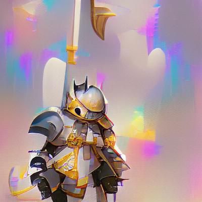 Noble Paladin Knight Ready for Battle